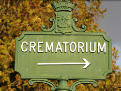 Repatriation crematorium ashes